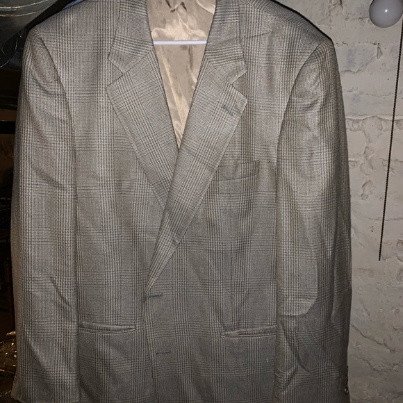 Men’s Burberrys’ 44R Jacket Fabric Loomed In Italy - Picture 2 of 6